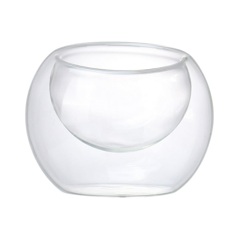 Clear Glass Dessert Cups, Durable Small Clear Serveware Tumbler Cups  Serving Bowls for Desserts, Appetizers, Puddings, Mousse and More 