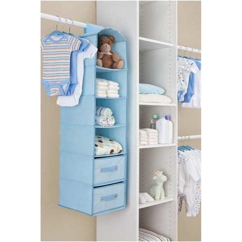 Delta 6 Shelf Hanging Storage Unit With Com