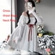 thumbnail image 3 of Disfraz de Papá Noel femenino de AniLV para fiesta de Navidad, vestido rojo de alce de nieve para niña, capa, pijama sexy, disfraz de Cosplay, 3 of 4