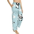 thumbnail image 2 of Fotbe Cute Panda Bear Women's Pajama Pants,Sleepwear Pants,Pj Bottoms Drawstring And Pockets-XX-Large, 2 of 9