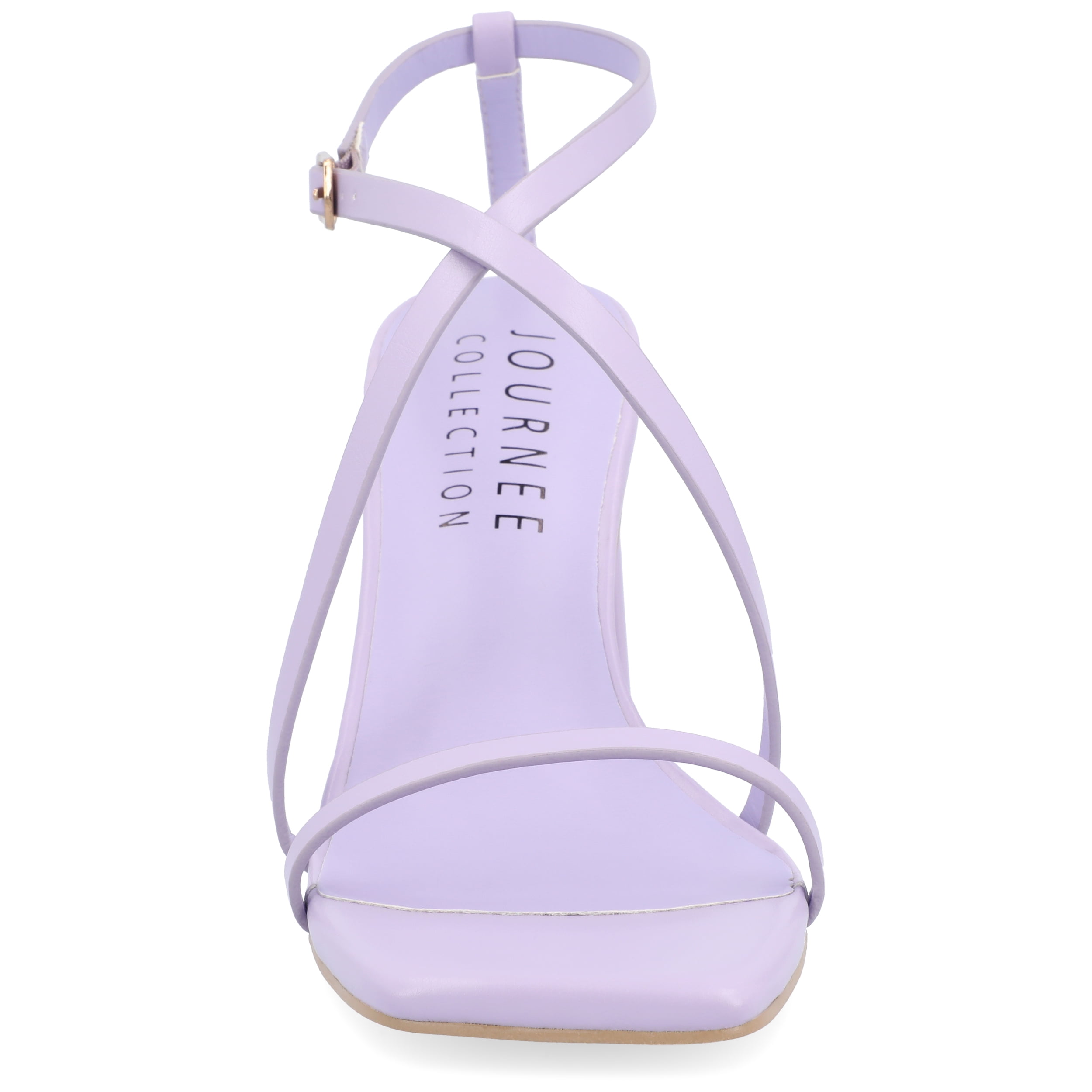 Journee Womens Lenorra Covered Block Heel Sandals