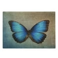 thumbnail image 1 of Beige Cutting Board, Butterfly Vintage British Grunge Victorian on Weathered Looking Background Spring, Decorative Tempered Glass Cutting and Serving Board, Large Size, Multicolor, by Ambesonne, 1 of 1