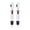 Black, variant on Orange 4-Color Pen Set with Keychain, 2 Pack, Multifunctional Ballpoint, Smooth Writing for Everyday Carry