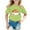 Light Green, variant on oqasdz Summer Boys Girls Round Neck Cartoon Animal Print Casual Loose Short Sleeve T Shirt Tee Tops, Size 8-10 Years