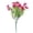Hot Pink-2pcs, variant on 2pcs Weather Resistant Outdoor Artificial Flower Bouquets, Realistic Faux Flower Clusters, Easy Placement Decorative Blooms for Patio Yard Exterior/Garden Space Landscape Beautification, White
