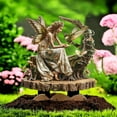 thumbnail image 6 of sruoe Garden Statues for Outside, Decoration Ground Insert, Fairy Flower Pot Decor, Flat Acrylic Patio Decor, Bohemian Garden Statue, Outdoor Lawn Ornament for Home and Yard, 6 of 6