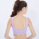 thumbnail image 3 of Sujetador push-up ajustable con borde de encaje y hebilla lateral cruzada frontal sin aro de acero, ropa interior para correr y yoga, 3 of 5