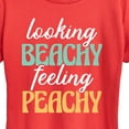 thumbnail image 2 of Instant Message - Looking Beachy Feeling Peachy - Women's Short Sleeve Graphic T-Shirt, 2 of 6