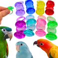 thumbnail image 6 of Bonka Bird Toys 1167 Pk16 Plastic Diamond Rings Foot Talon Craft Part Parrot Toy, 6 of 7