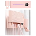 thumbnail image 4 of Soporte de cepillo de de , montado en la pared, fácil de limpiar, recargable, ligero, automático, secador de cepillo de , Rosado Baoblaze calentador de dientes, 4 of 8