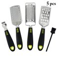 thumbnail image 2 of 4PCS Cheese Grater Set Handheld Food Grater Lemon Zester with Cleaning Brush, 2 of 10