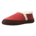 thumbnail image 2 of Acorn A10153 Women's Moc Ragg Wool Slipper, Red - Medium, 2 of 12