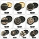 thumbnail image 4 of Botones de metal dorado y negro para ropa, 6 unidades, 18 MM-27 MM, para costura artesanal, baratos, de alta calidad, KD3017, 4 of 5