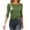 Green, variant on Tqcoqu Women's Slim Fit Basic Casual T-Shirt Tops,Ribbed Knit Boat Neck Half Sleeve Tops,2026 Spring Fall Trendy Clothes,Black Women's S-XXL