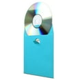 thumbnail image 4 of 100 Pack CD DVD Thick Paper Sleeves (Blue) Standard Envelope Cases Display Storage Premium with Window Cut Out and Flap for Music Movie Video Game Disc, 4 of 5