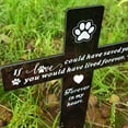 thumbnail image 2 of Customizable Acrylic Inserted Dog Memorial Plaque Personalized Pet Loss Remembrance Keepsake Engraved Photo Tribute Grave Marker For Deceased Pets Cemetery Decor Rainbow Bridge Memorial, 2 of 6