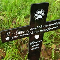 PPgejGEK Customizable Dog Memorial Plaque Acrylic Insert Pet Remembrance Personalized Tribute