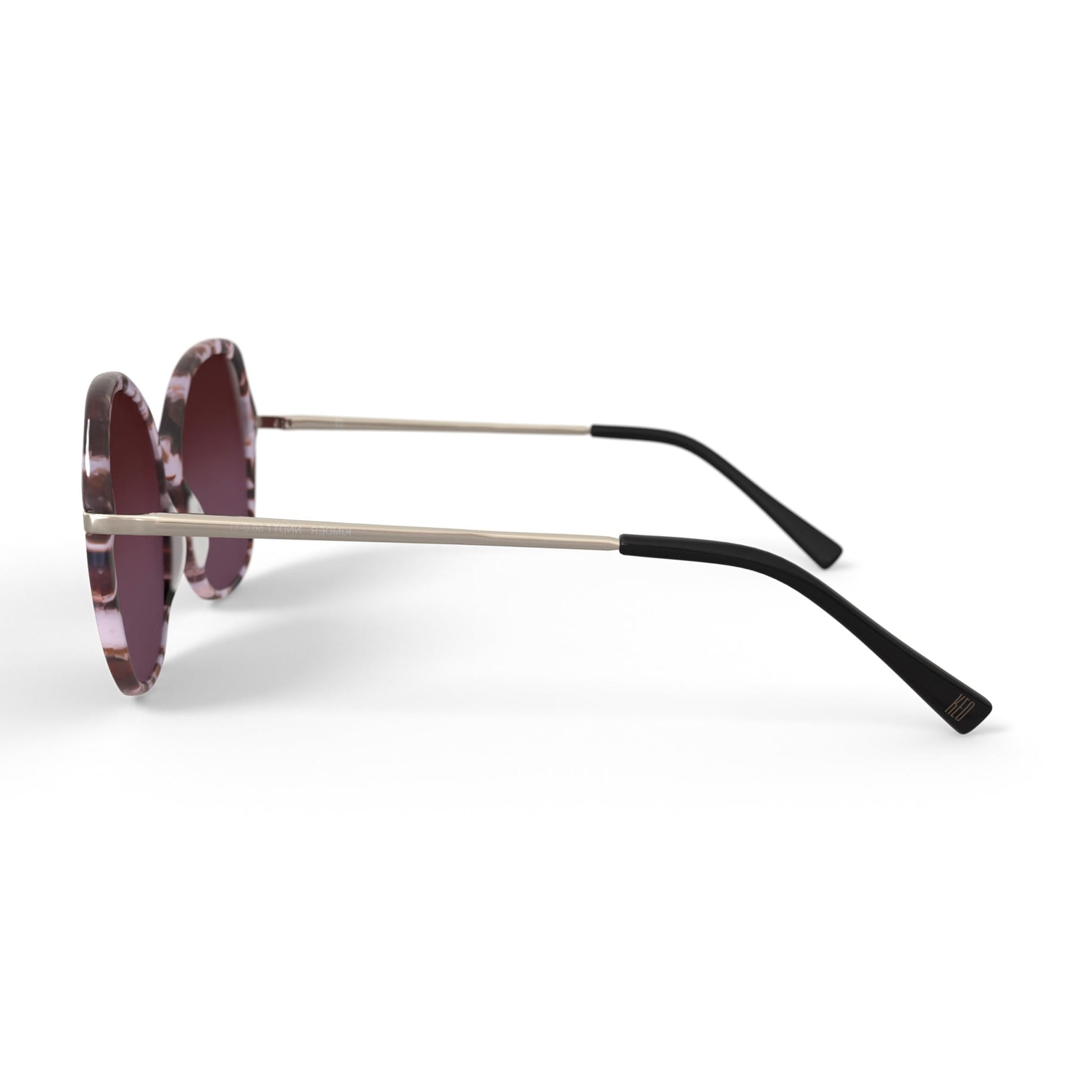 Keo Women’s Kimber Rx-Able Sunglasses with Case, Nude Tortoise, 56-17.5-140