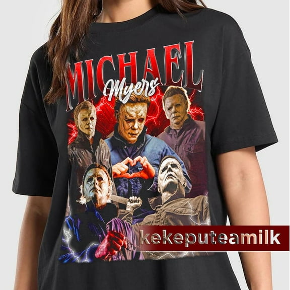 Michael Myers Shirt, Halloween Horror Movie Graphic Tee, Classic Slasher Villain T-Shir