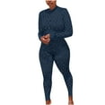 thumbnail image 2 of Women's Performance Yoga Suit, Breathable Moisture-Wicking, High-Compression Design, Seamless Yoga Top, For Fitness, Gym Workouts, Lightweight Polyester, Stretchy Elastic Waistband, Gymwear,, 2 of 9
