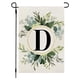 thumbnail image 1 of Letter A-Z Floral Garden Flag 12x18 Inch Double Sided Outside, Family Last Name Initial Yard Outdoor Decoration 1 Pcs, 1 of 8