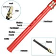 thumbnail image 3 of Mini saxofón de bolsillo de 8 agujeros con bolsa de transporte instrumento de viento saxofón para principiantes, 3 of 7