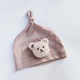 thumbnail image 1 of Gorro fetal de un solo nudo con diseño de oso de dibujos animados de estilo coreano para bebés, primavera y otoño, bonito jersey para bebés, niños y niñas, 1 of 6
