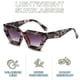 thumbnail image 3 of Gafas de sol poligonales de montura gruesa europeas y americanas, gafas de sol de moda personalizadas, fabricadas en PC, 3 of 5
