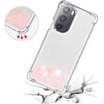thumbnail image 5 of Compatible with Motorola Moto Edge Plus 2022 Case Glitter Liquid Cute Clear Phone Case Floating Quicksand Shockproof Protective Bumper Soft TPU Case for Moto Edge Plus 2022 5G Star Pink YB, 5 of 13