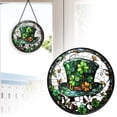 thumbnail image 3 of St Patricks Day Shamrocks Hanging Decorations, Ngxiha 2D Shamrock Acrylic Hanging Ornaments Irish Wreath Decor for Happy St Patrick'S Day Irish Party Wall Home Decorations, 3 of 10