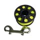 thumbnail image 1 of Carrete de Línea de Alta Visibilidad con Línea de Perno de Presión de Clip de Acero Inoxidable Amarillo Fluorescente Sharpla Carrete de Buceo, 1 of 5
