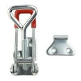 thumbnail image 2 of Cabinet Box Lever Handle Toggle Lock Latch Clip Hasp, 2 of 10