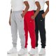 thumbnail image 1 of Pack de 3 pantalones deportivos de forro polar New Balance para niños, mezcla de algodón, 1 of 9