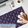 thumbnail image 4 of Long Mouse Pads for Desk,Dark Purple Cartoon Unicorn Pattern Desk Mats on Top Of Desks, Desk Mouse Pad Extra Large with 3mm Non-Slip Base and Stitched Edge for Gaming,Office,Work,Home 35.4"x15.7", 4 of 6