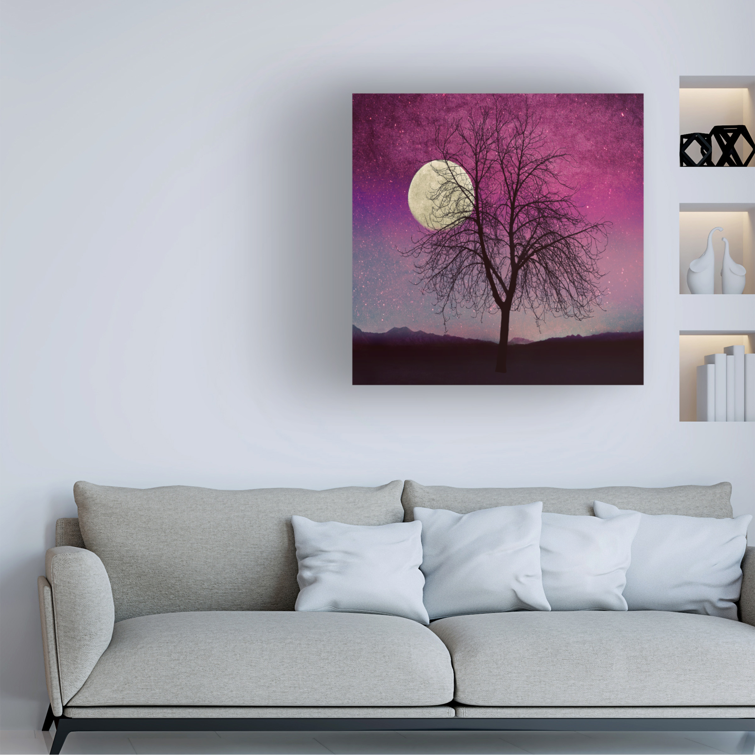 Trademark Fine Art 'Pink Twilight' Canvas Art by Tina Lavoie