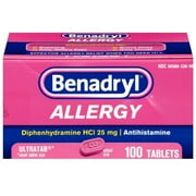 BENADRYL ALLERGY ULTRATAB TAB 100