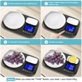 thumbnail image 2 of YIIYRY Digital Food Scales for Kitchen,0.01g/1kg & 1g/10kg Dual Platform Kitchen Scale with Two Precisions,LCD Display Digital Scales with 7 Unit Tare for Coffee,Baking,Cooking, 2 of 8