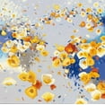 thumbnail image 2 of Novak, Shirley 26x26 White Modern Wood Framed Museum Art Print Titled - Millefiori, 2 of 4