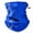Blue, variant on Winter Fleece Neck Warmer Reflective Windproof Skiing Neck Gaiter Balaclava for Cold Weather, Orange