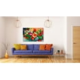 thumbnail image 2 of Tiptophomedecor Stretched Canvas Floral Art - Art Of Colours: Tulips - Stretched & Framed Ready To Hang Art, 2 of 3