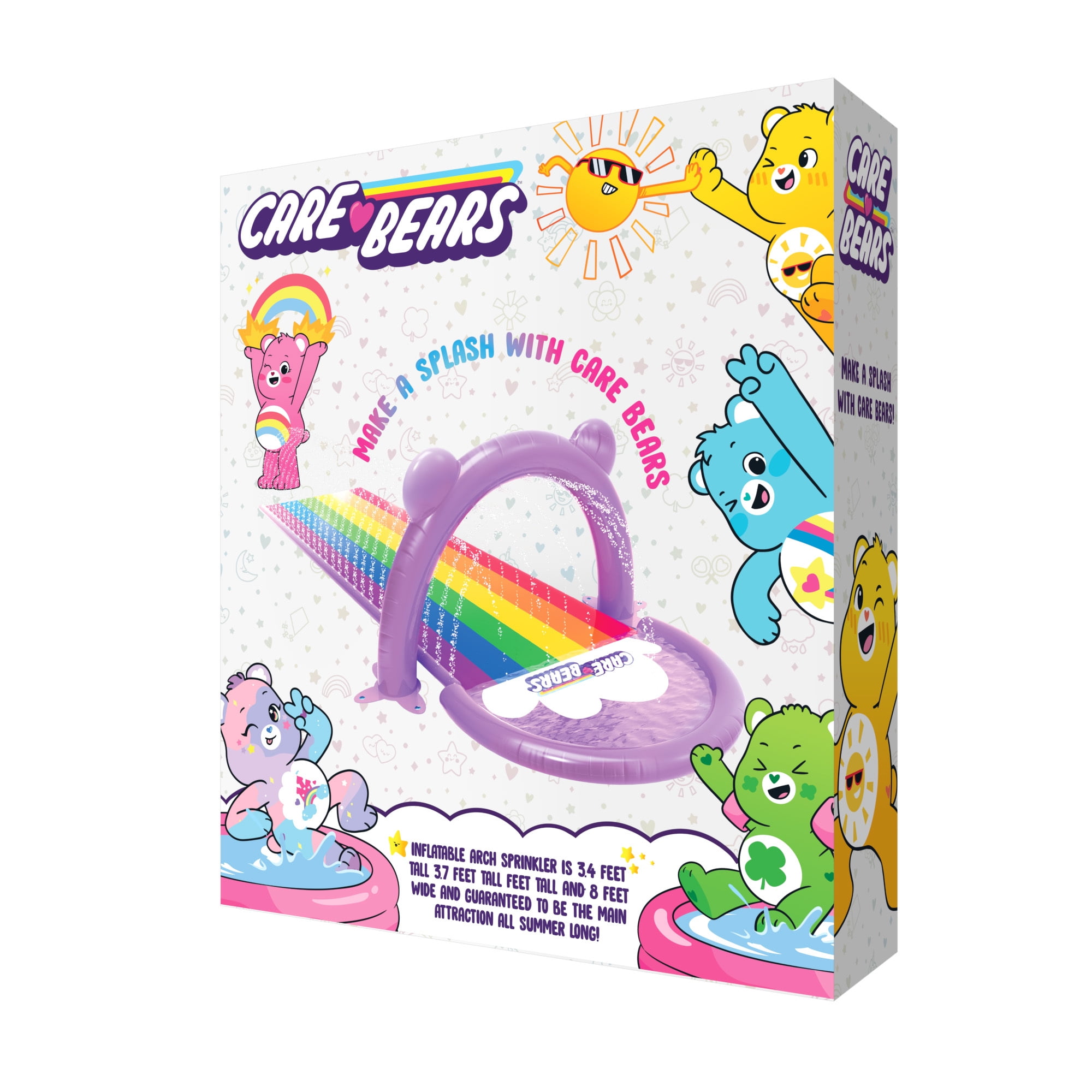 Care Bears Dual Lane Sprinkler Water Slide