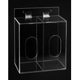 thumbnail image 4 of Caja dispensadora de mascarillas acrílicas QWORK Clear con tapa, 4 of 8