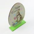 thumbnail image 3 of Wooden Easter Egg Table Decorations Spring Eggs Bunny Rabbit Design Tabletop Party Centerpiece Signs Rustic Wood Holiday Shelf Topper for Home Kitchen Office Mantle Decor, 3 of 9