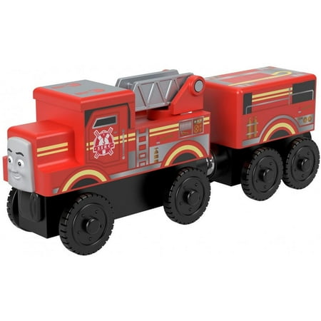 - Thomas & Friends Wood Flynn Wooden Red Fire Engine Train