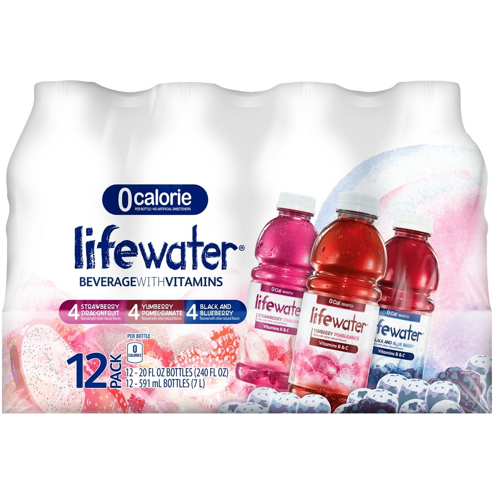(12 Bottles) Sobe Lifewater Variety Pack Nutrient Enhanced Hydration