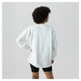 thumbnail image 2 of Women's Gameday Couture  White Baltimore Ravens Swift Strike Essential Oversized Long Sleeve T-Shirt, 2 of 4