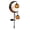 As shown66, variant on Hummingbird Moon Solar Garden Stake Light, Waterproof Half Moon LED Pathway Decor, Hanging Globe Ball Metal Crescent for Outside Yard Patio Lawn Outdoor Decor
