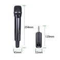 thumbnail image 2 of Riwcyla Wireless Microphone System with Handheld Mic Professional Dynamic Microphones for Home Cinemas Karaoke Church Speech Wedding Party Singing Plug and Play Rechargeable Wireless Microphone, 2 of 6
