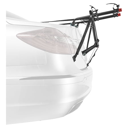 ALLEN SPORTS DELUXE 2-BICYCLE TRUNK MOUNTED BIKE RACK CARRIER, MODEL 102DN, BLACK