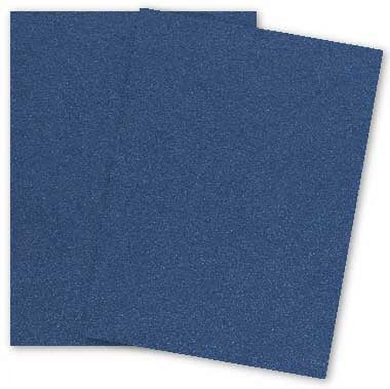 Metallic DARK BLUE LAPIS 12X18 (Large) Paper 105C Cardstock - 100 PK -- Pearlescent 12-x-18 Large size Metallic Card Stock Paper - Great for Business, Card Making, Designers and DIY